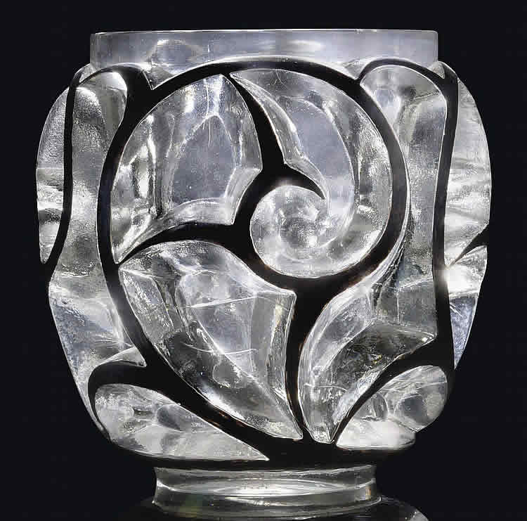 Rene Lalique Vase Tourbillons