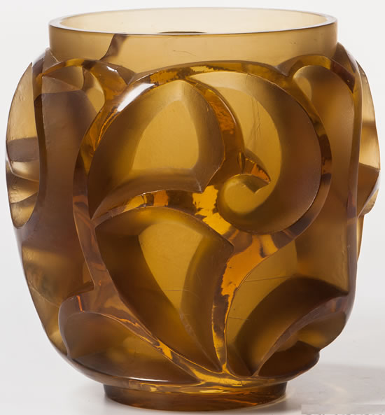 Rene Lalique Vase Tourbillons