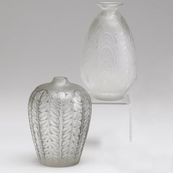 Rene Lalique Vase Tournai
