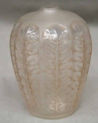 Rene Lalique Vase Tournai