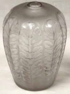 Rene Lalique Vase Tournai