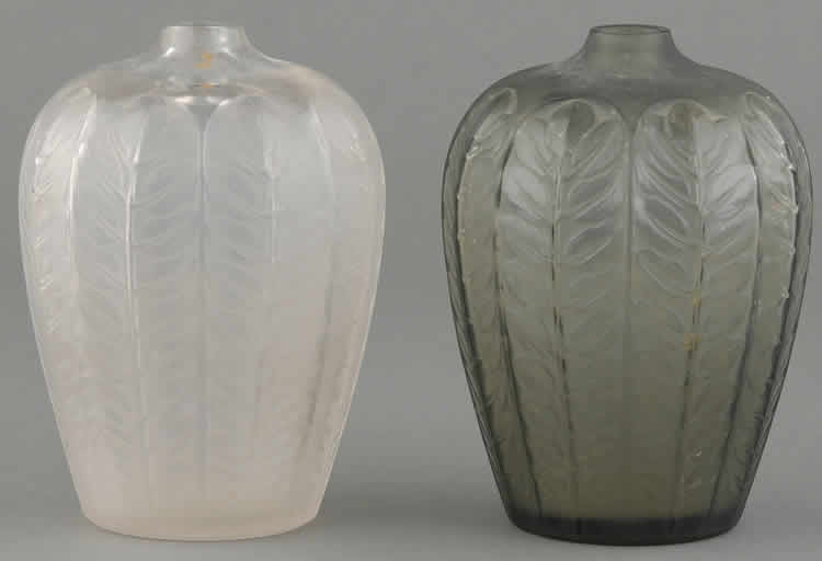 Rene Lalique Vase Tournai