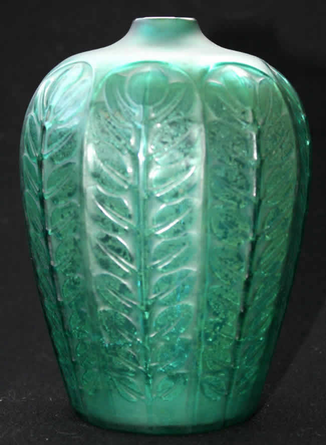 Rene Lalique Vase Tournai