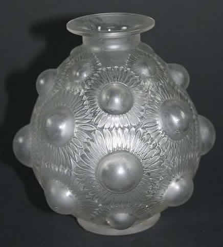 Rene Lalique Vase Tournesols