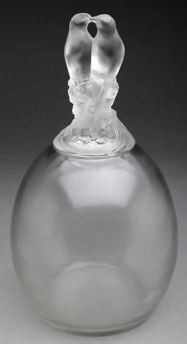 Rene Lalique Vase Tourterelles