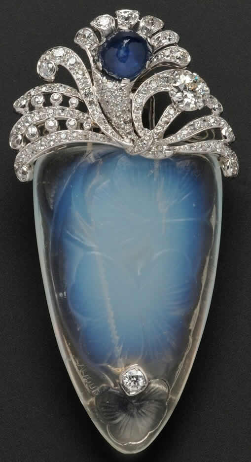Rene Lalique Pendant Trefles