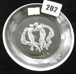 Rene Lalique Ashtray Trianon
