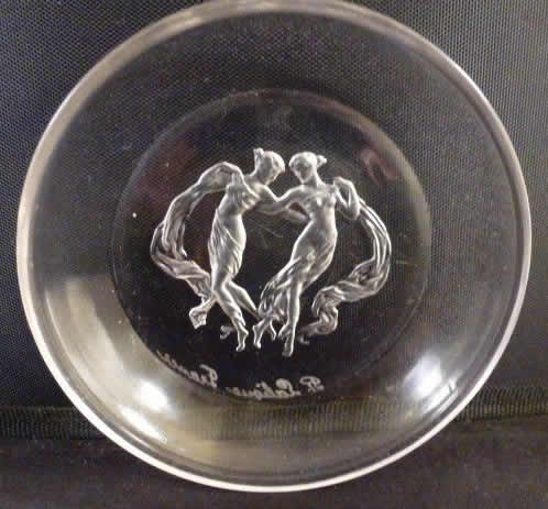 Rene Lalique Ashtray Trianon