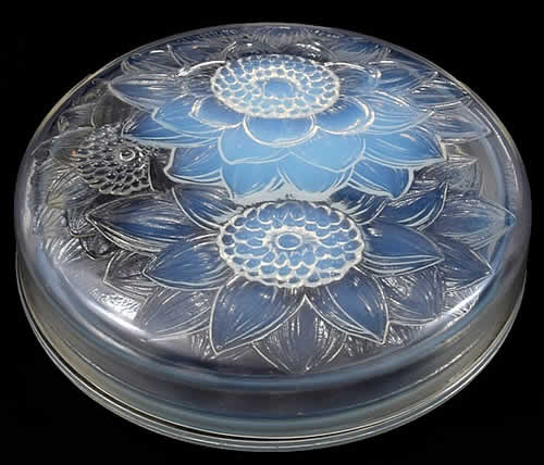 Rene Lalique Box Trois Dahlias