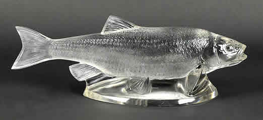 Rene Lalique Decoration Truite