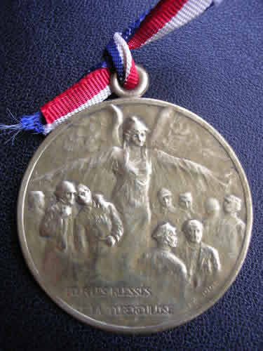 Rene Lalique Medal Pour les blesses de la Tuberculose