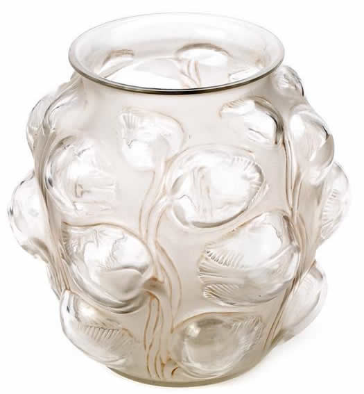 Rene Lalique Vase Tulipes