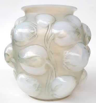 Rene Lalique Vase Tulipes