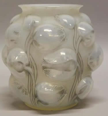 Rene Lalique Vase Tulipes