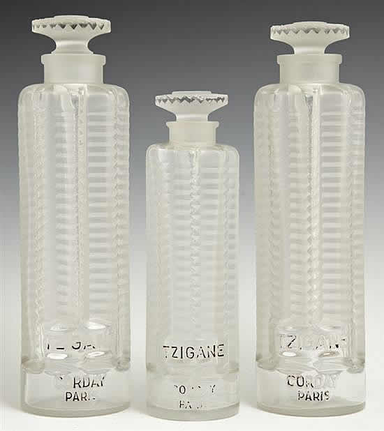 Rene Lalique Perfume Bottle Tzigane