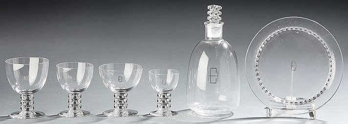 Rene Lalique Tableware Unawihr