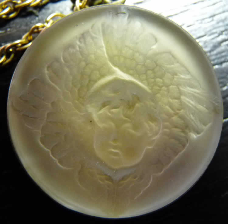 Rene Lalique Une Ange Brooch