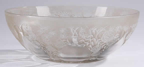 Rene Lalique Bowl Vases