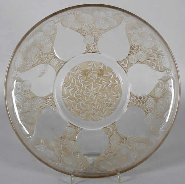 Rene Lalique Plate Vases