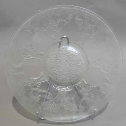 Rene Lalique Plate Vases