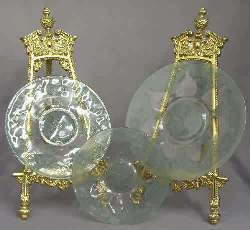 Rene Lalique Plate Vases