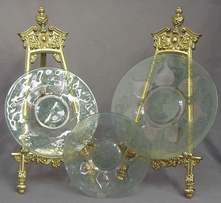 Rene Lalique Plate Vases
