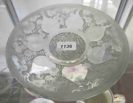 Rene Lalique Plate Vases