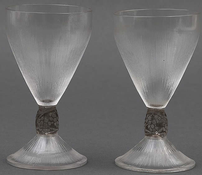 Rene Lalique Glass Vigne Strie