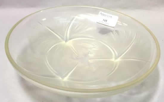 Rene Lalique Footed Bowl Volubilis