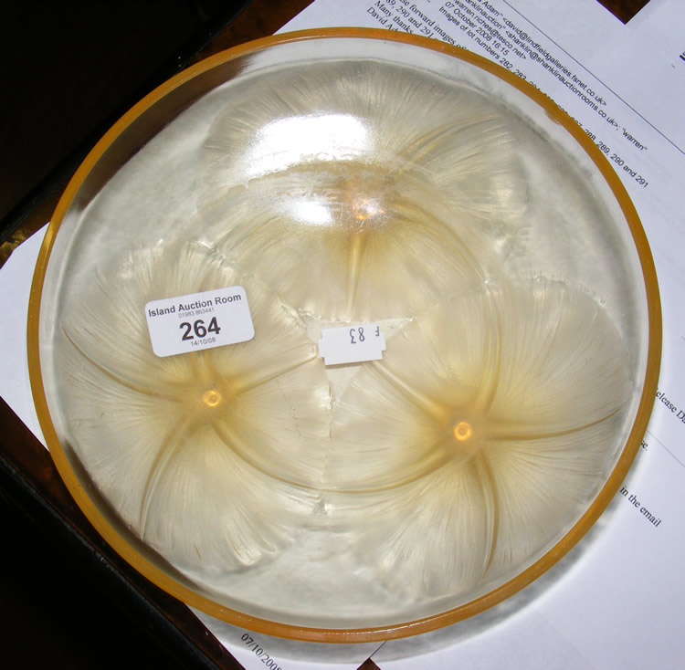 Rene Lalique Bowl Volubilis