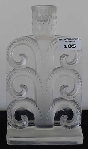 Rene Lalique Candleholder Volutes
