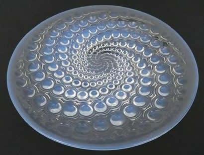 Rene Lalique Plate Volutes