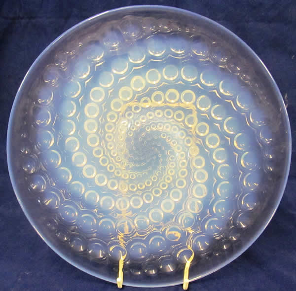 Rene Lalique Plate Volutes
