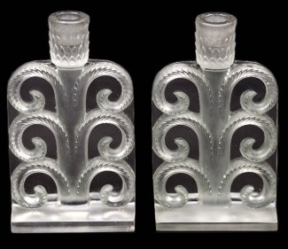 Rene Lalique Candleholder Volutes