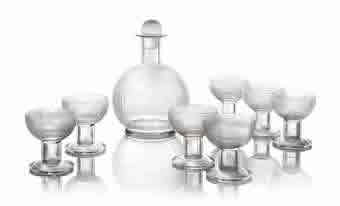 Rene Lalique Decanter Wingen