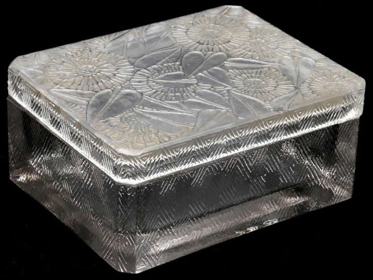 Rene Lalique Boite Zinnias