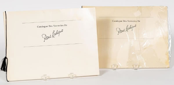 Rene Lalique Catalogue 1932 Catalogue Des Verreries De Rene Lalique Reprint