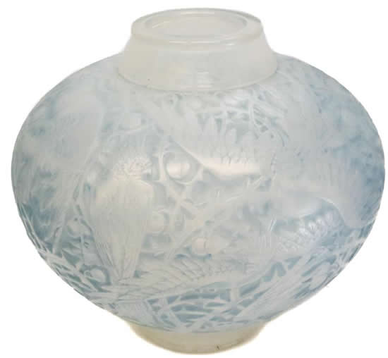 Rene Lalique Vase Aras