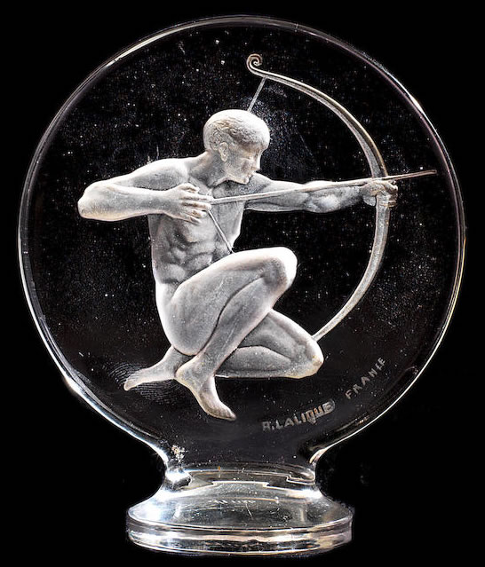 Rene Lalique Hood Ornament Archer