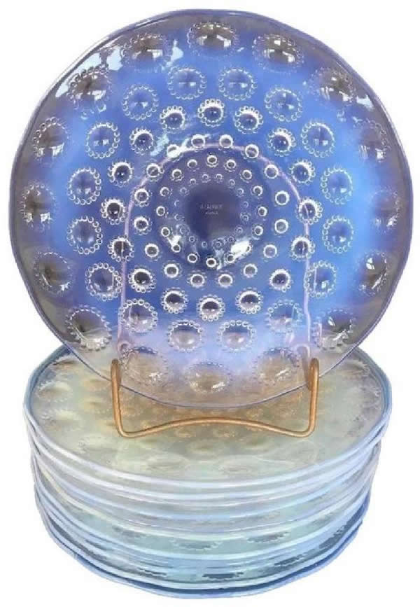 Rene Lalique Plate Asters