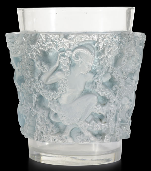 Rene Lalique Vase Bacchus
