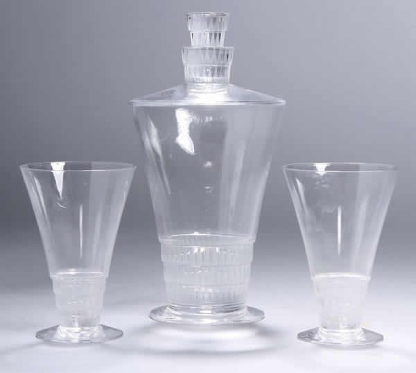 Rene Lalique Tableware Bourgueil