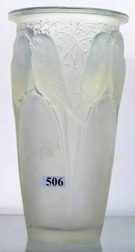 Rene Lalique Vase Ceylan