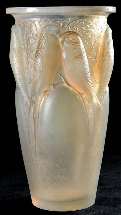 Rene Lalique Vase Ceylan