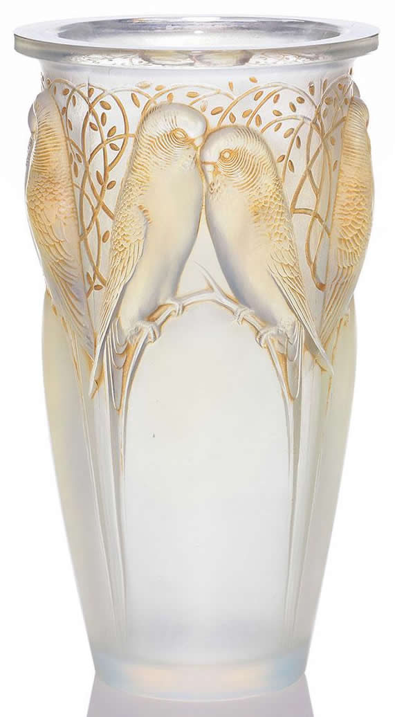 Rene Lalique Vase Ceylan