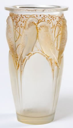Rene Lalique Vase Ceylan
