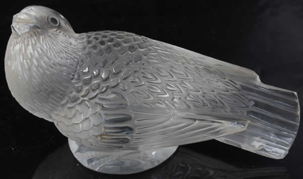 Rene Lalique Paperweight Chardonneret Moqueur