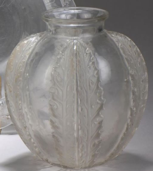 Rene Lalique Vase Chardons