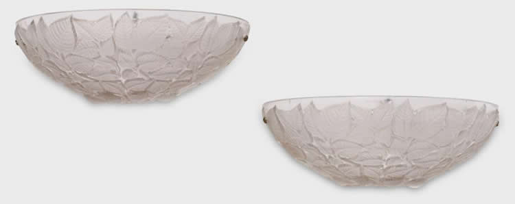 Rene Lalique Wall Light Charmes