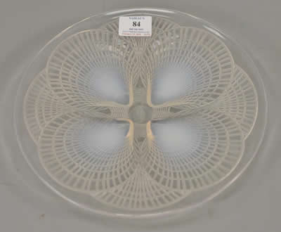 Rene Lalique Plate Coquilles